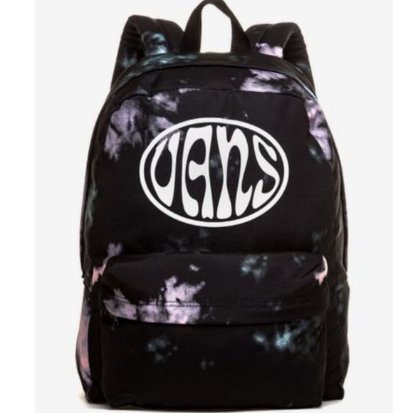 vans black bookbag